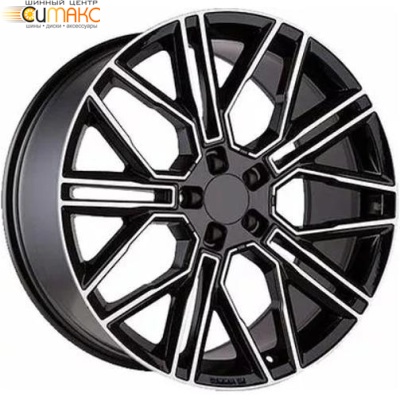 Khomen KHW 2101 9.5x21 5*112 ET31 DIA66.6 Black-FP Литой Khomen KHW 2101 9.5x21 5*112 ET31 DIA66.6 Black-FP Литой