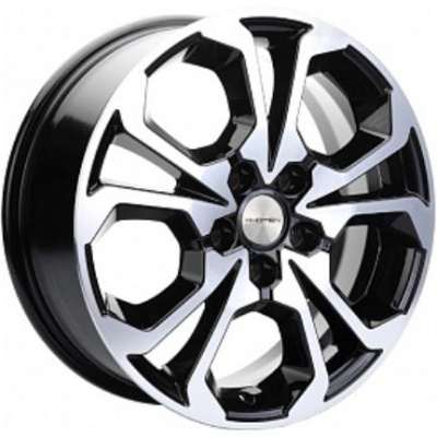 Khomen KHW 1711 6.5x17 5*114.3 ET40 DIA64.1 Black-FP Литой Khomen KHW 1711 6.5x17 5*114.3 ET40 DIA64.1 Black-FP Литой