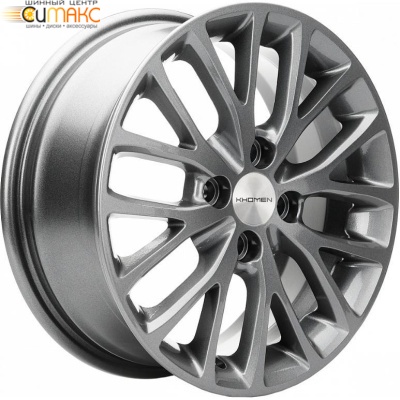 Khomen KHW 1506 6x15 4*100 ET46 DIA54.1 Gray Литой Khomen KHW 1506 6x15 4*100 ET46 DIA54.1 Gray Литой