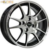 Megami MGM-5 6x14 4*100 ET49 DIA56.6 BKF Литой
