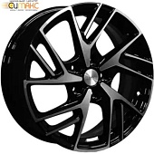 Khomen KHW 1722 6.5x17 5*112 ET38 DIA57.1 Black-FP Литой Khomen KHW 1722 6.5x17 5*112 ET38 DIA57.1 Black-FP Литой