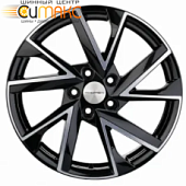 Khomen KHW 1714 7x17 5*114.3 ET45 DIA66.1 Black-FP Литой