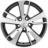 Khomen KHW 1704 7x17 5*114.3 ET38 DIA67.1 Black-FP Литой