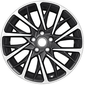 Khomen KHW 1804 7.5x18 5*108 ET47 DIA60.1 Black-FP Литой Khomen KHW 1804 7.5x18 5*108 ET47 DIA60.1 Black-FP Литой