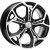 Khomen KHW 1702 7x17 5*108 ET50 DIA63.3 Black-FP Литой