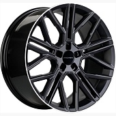 Khomen KHW 2101 9.5x21 5*120 ET49 DIA72.6 Black Matt MR Литой Khomen KHW 2101 9.5x21 5*120 ET49 DIA72.6 Black Matt MR Литой