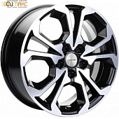Khomen KHW 1711 7x17 5*114.3 ET37 DIA66.6 Black Литой