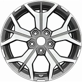 Khomen KHW 1715 7x17 5*114.3 ET48 DIA67.1 Gray-FP Литой