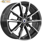 K&K Меренге 7.5x17 5*108 ET35 DIA67.1 Алмаз черный Литой