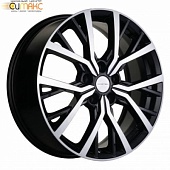 Khomen KHW 1806 7x18 5*114.3 ET40 DIA64.1 Black-FP Литой