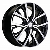Khomen KHW 1806 7x18 5*114.3 ET45 DIA66.1 Black-FP Литой