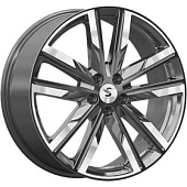 Скад КР014 8x20 5*112 ET41 DIA57.1 Diamond gloss graphite Литой