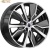 K&K Гамбит 6.5x16 5*112 ET46 DIA57.1 Алмаз черный Литой