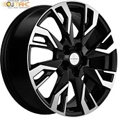 Khomen KHW 1809 7x18 5*108 ET36 DIA65.1 Black-FP Литой Khomen KHW 1809 7x18 5*108 ET36 DIA65.1 Black-FP Литой