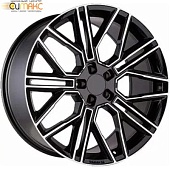 Khomen KHW 2101 9.5x21 5*112 ET37 DIA66.6 Black-FP Литой