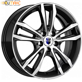 K&K Samara 6x16 4*100 ET49 DIA54.1 Алмаз черный Литой