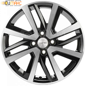 Khomen KHW 1609 6x16 4*100 ET50 DIA60.1 Black-FP Литой Khomen KHW 1609 6x16 4*100 ET50 DIA60.1 Black-FP Литой