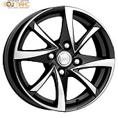 K&K Игуана 6x16 5*114.3 ET50 DIA60.1 Алмаз черный Литой