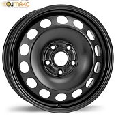 Eurodisk 86J46H 7x17 5*114.3 ET48.5 DIA67.1 Black Штампованный