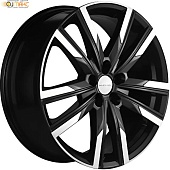 Khomen KHW 1905 7.5x19 5*114.3 ET40 DIA60.1 Black-FP Литой