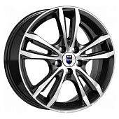 K&K Samara 6x16 4*100 ET40 DIA67.1 Алмаз черный SK Литой