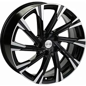 Khomen KHW 1901 7.5x19 5*114.3 ET45 DIA60.1 Black-FP Литой