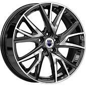 K&K Кайлас 6.5x18 5*108 ET52 DIA60.1 Алмаз черный Литой