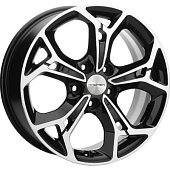 Khomen KHW 1702 7x17 5*114.3 ET48 DIA67.1 Black-FP Литой Khomen KHW 1702 7x17 5*114.3 ET48 DIA67.1 Black-FP Литой