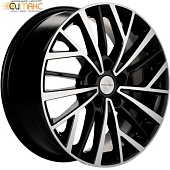 Khomen KHW 1717 7x17 5*110 ET40 DIA67.1 Black-FP Литой