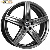 K&K Андорра 7x17 5*114.3 ET47 DIA66.1 Дарк платинум Литой