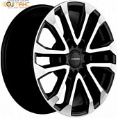 Khomen KHW 1805 7.5x18 6*139.7 ET38 DIA67.1 Black-FP Литой