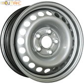 ТЗСК Largus Logan 5.5x14 4*100 ET43 DIA60.1 Silver Штампованный