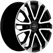 Khomen KHW 1805 7.5x18 6*139.7 ET25 DIA106.1 Black-FP Литой