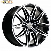 Khomen KHW 1904 8.5x19 5*112 ET30 DIA66.6 Black-FP Литой