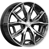 Скад Паркер 7.5x19 5*108 ET45 DIA63.3 Diamond Black Gris Литой