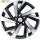 Khomen KHW 1801 7.5x18 5*114.3 ET45 DIA67.1 Black-FP Литой