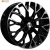 Khomen KHW 1718 7x17 5*108 ET50 DIA63.3 Black-FP Литой