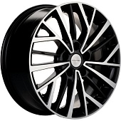 Khomen KHW 1717 7x17 5*108 ET40 DIA60.1 Black-FP Литой