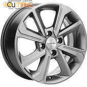 Khomen KHW 1501 6x15 4*100 ET48 DIA54.1 Gray Литой