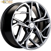 Khomen KHW 1716 7x17 5*108 ET40 DIA60.1 Gray-FP Литой