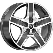 K&K КР008 8.5x20 5*108 ET45 DIA63.3 Diamond black gris Литой