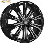 Khomen KHW 1610 6.5x16 5*110 ET45 DIA67.1 Black Литой