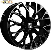Khomen KHW 1718 7x17 5*114.3 ET48 DIA67.1 Black-FP Литой