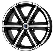 K&K Окинава 7.5x17 6*139.7 ET38 DIA67.1 Алмаз черный Литой