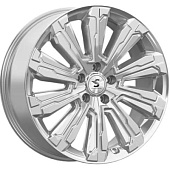 K&K Humber 8x20 5*108 ET45 DIA63.3 Elite silver Литой