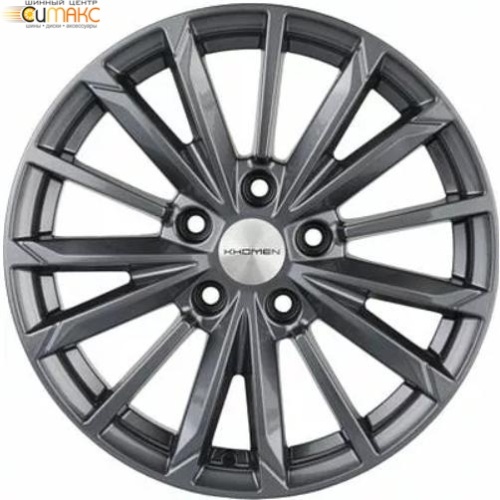 Khomen KHW 1611 6.5x16 5*110 ET46 DIA63.3 Black-FP Литой