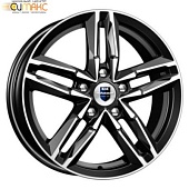 K&K Sayan 6x16 5*110 ET45 DIA67.1 Алмаз черный Литой