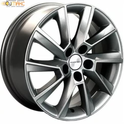 Khomen KHW 1507 6x15 5*100 ET40 DIA57.1 Black-FP Литой