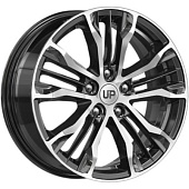 Wheels UP UP106 7x17 5*114.3 ET48 DIA66.1 New Diamond Литой