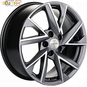 Khomen KHW 1714 7x17 5*108 ET40 DIA60.1 Gray-FP Литой